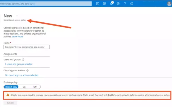 Conditional Access Policy
