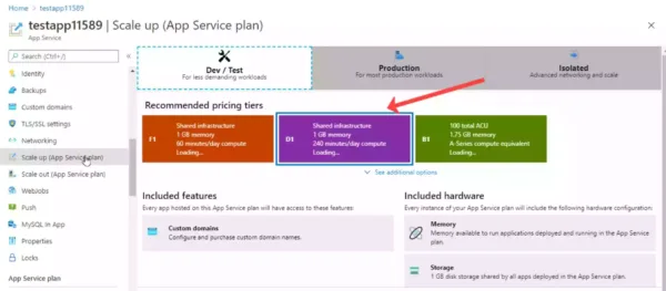 Azure App Service Plan