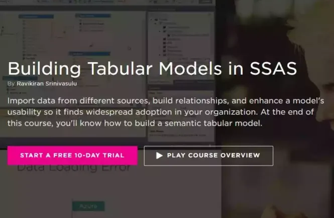 SSAS Build tabular models