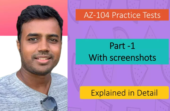 AZ-104 Azure Administrator official practice tests