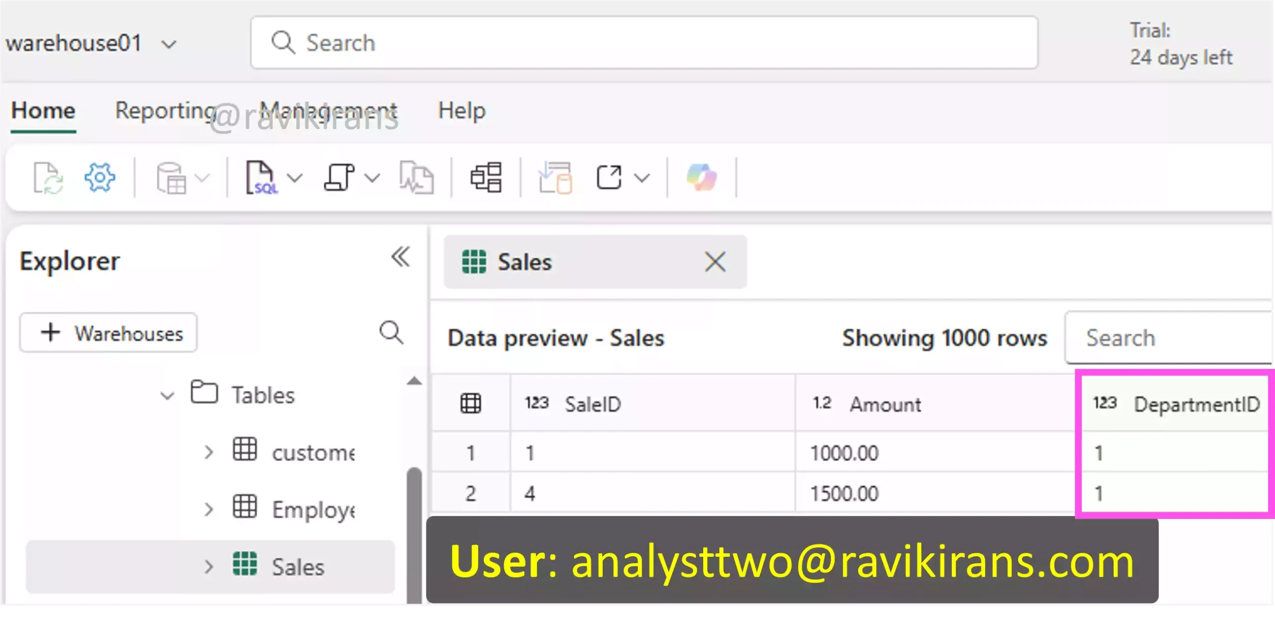function to filter out rows that don’t belong to that user’s department function to filter out rows that don’t belong to that user’s department